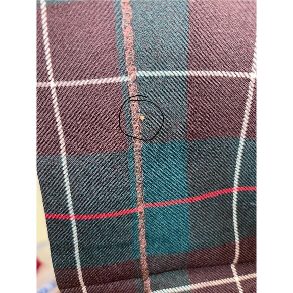 Ms. Poodle McKinnon Hunting Tartan Wool Skirt Size 12 -WITH DEFECT - Picture 9 of 9